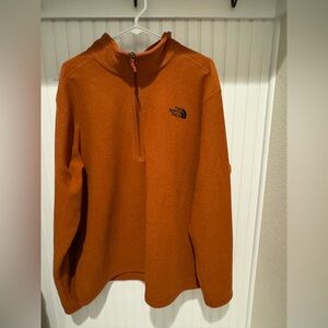 The North Face Burnt Orange Fleece Pullover